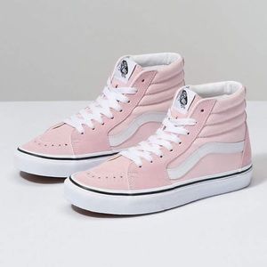 Pink high top vans